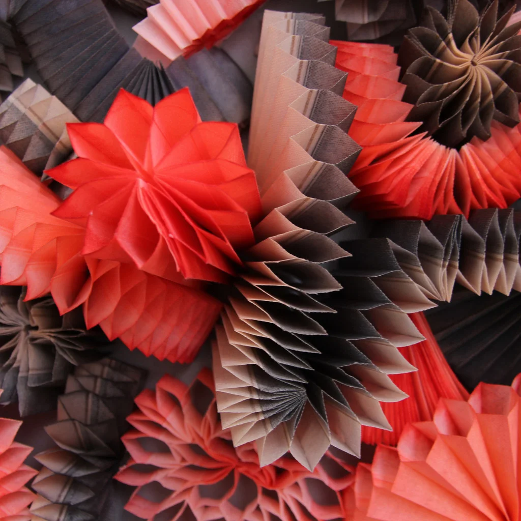 Melissa Borrell - Red Accordion (detail)