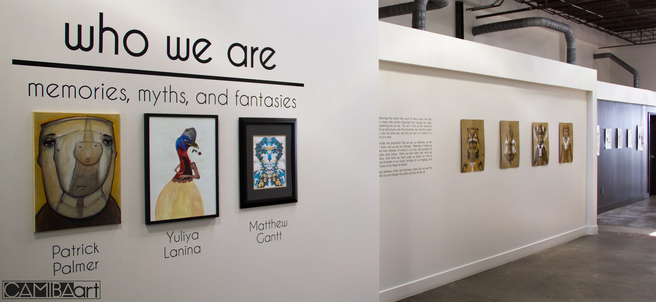 who we are Installation View