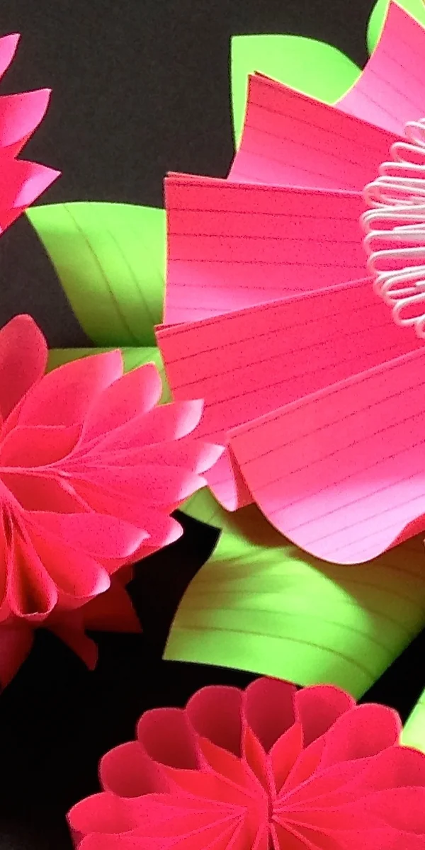 Jonathan Clark - detail of "Pin Wheels" and "Color Wheels"