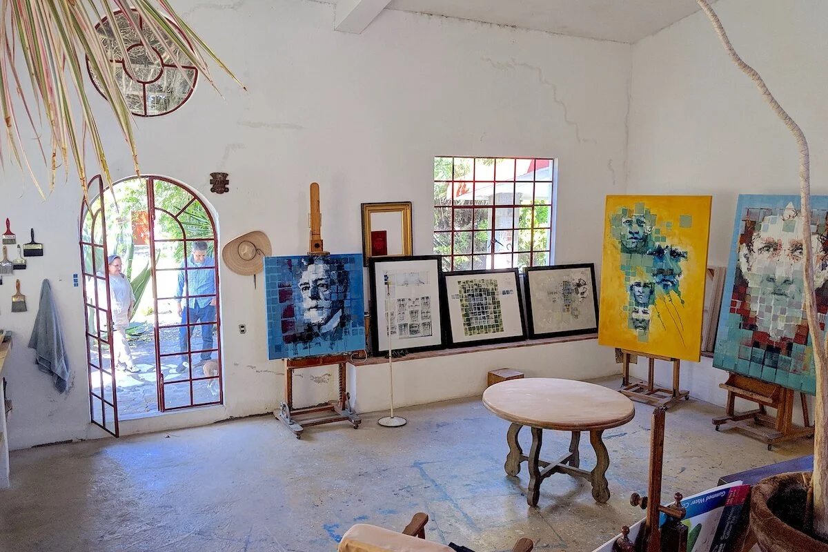 Edgardo Kerlegand’s studio in San Miguel de Allende, Mexico