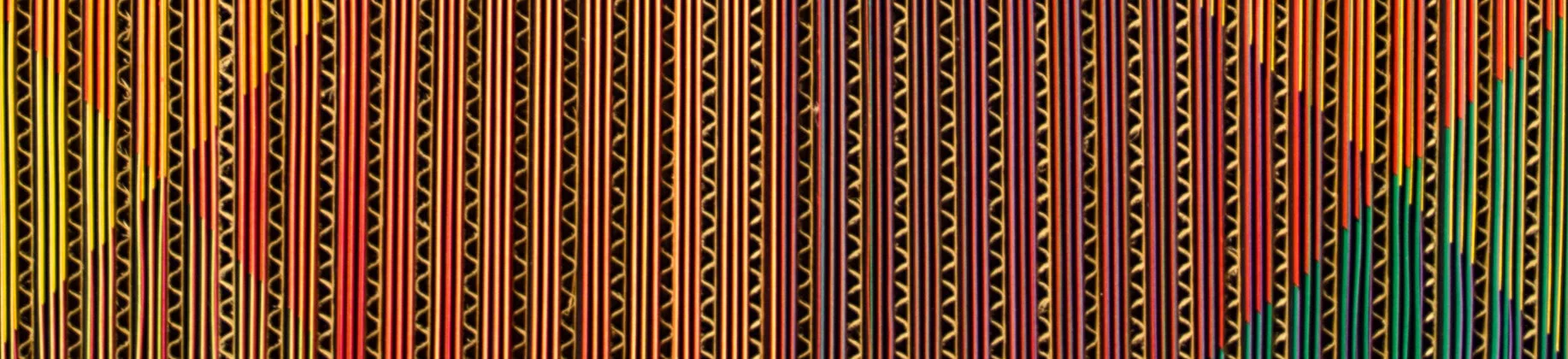 detail of “Chromatic Interference #16” by McCartney