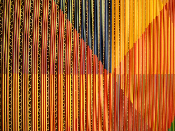 detail of “Chromatic Interference #16” by McCartney