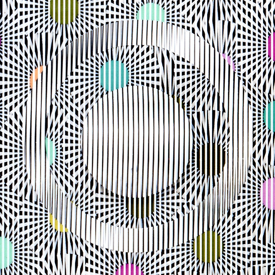 center detail of Orna Feinstein’s “Tree Dynamics #128”