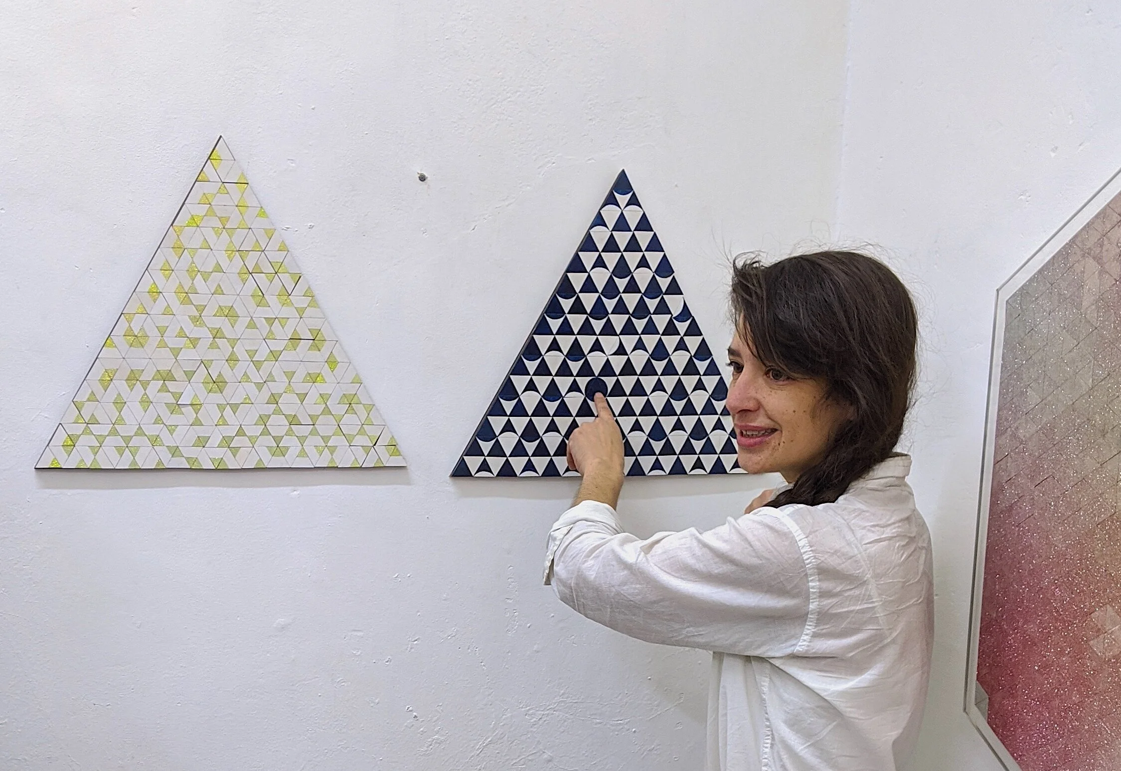 Sandra Slim in her studio