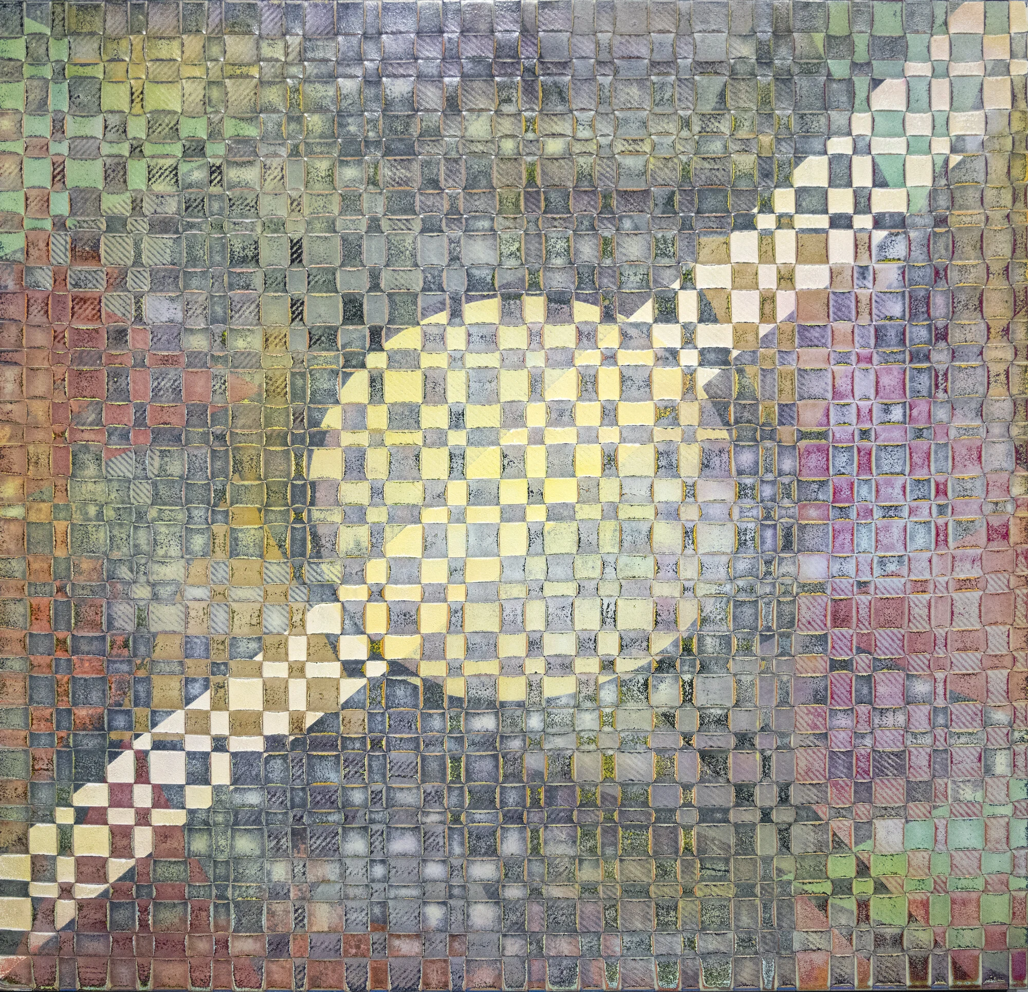 The Path and The Moon; 2020; 30” x 30”