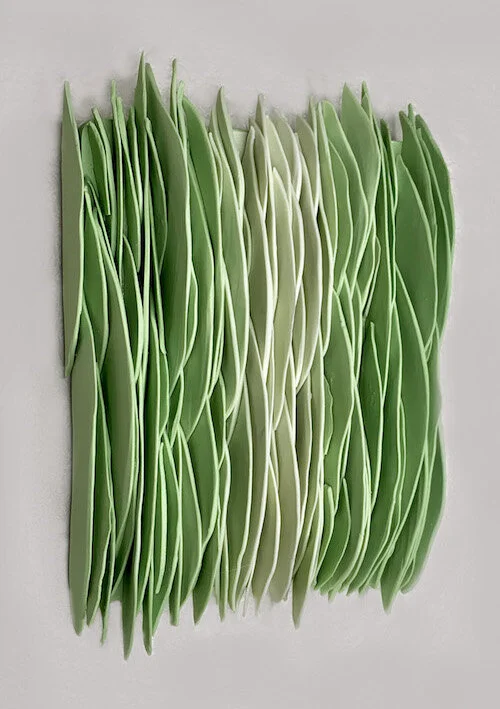 Jen Rose; Cave Formation in Green; 2019