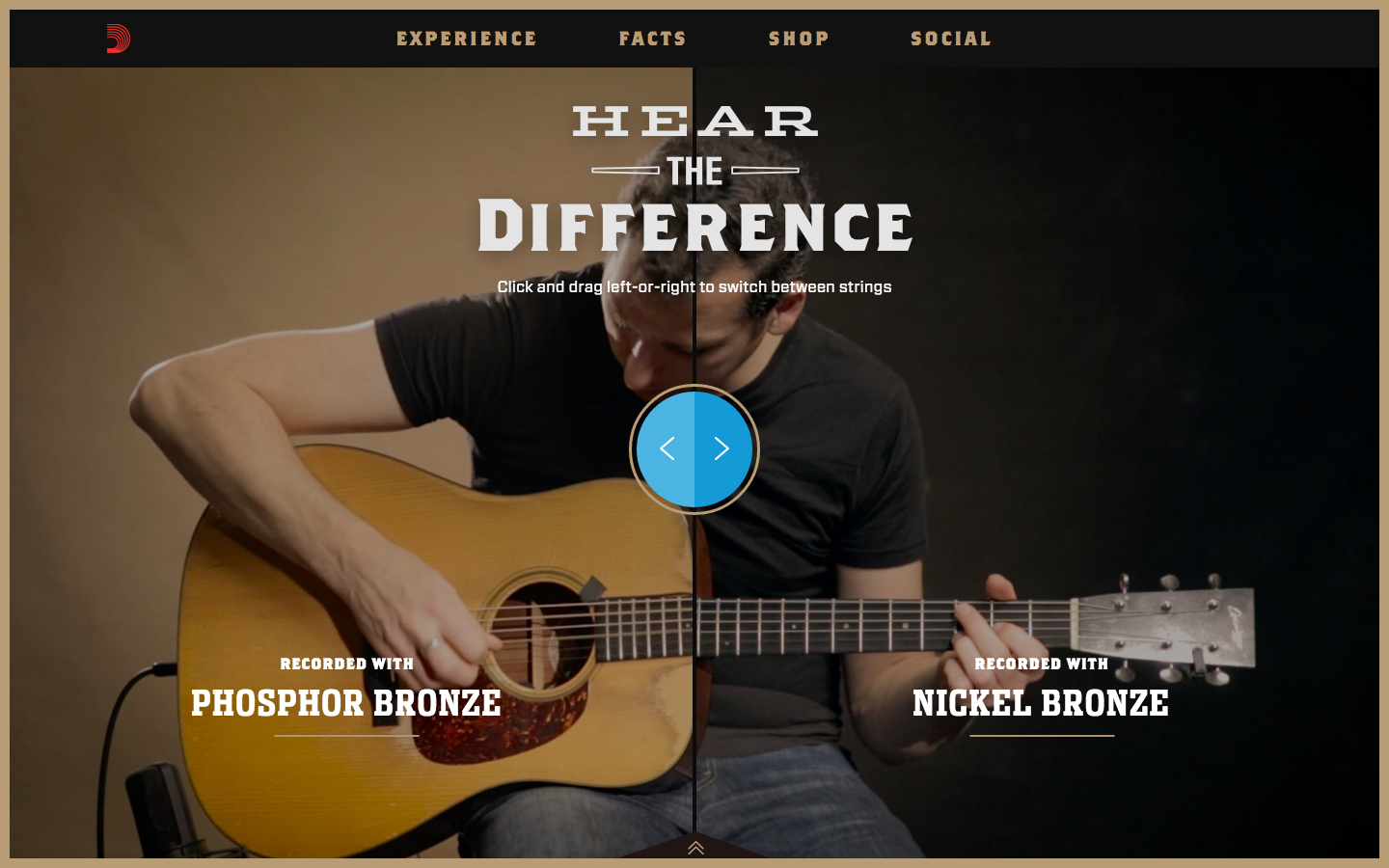 In this blade of the site, listeners can compare the sound of Nickel Bronze strings to other strings--played on the same guitar, by the same guitarist, to the same song.