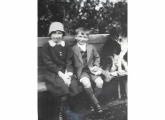 James Armstrong and Hazel Heenan as children. Both would go on to be owners of the pub.