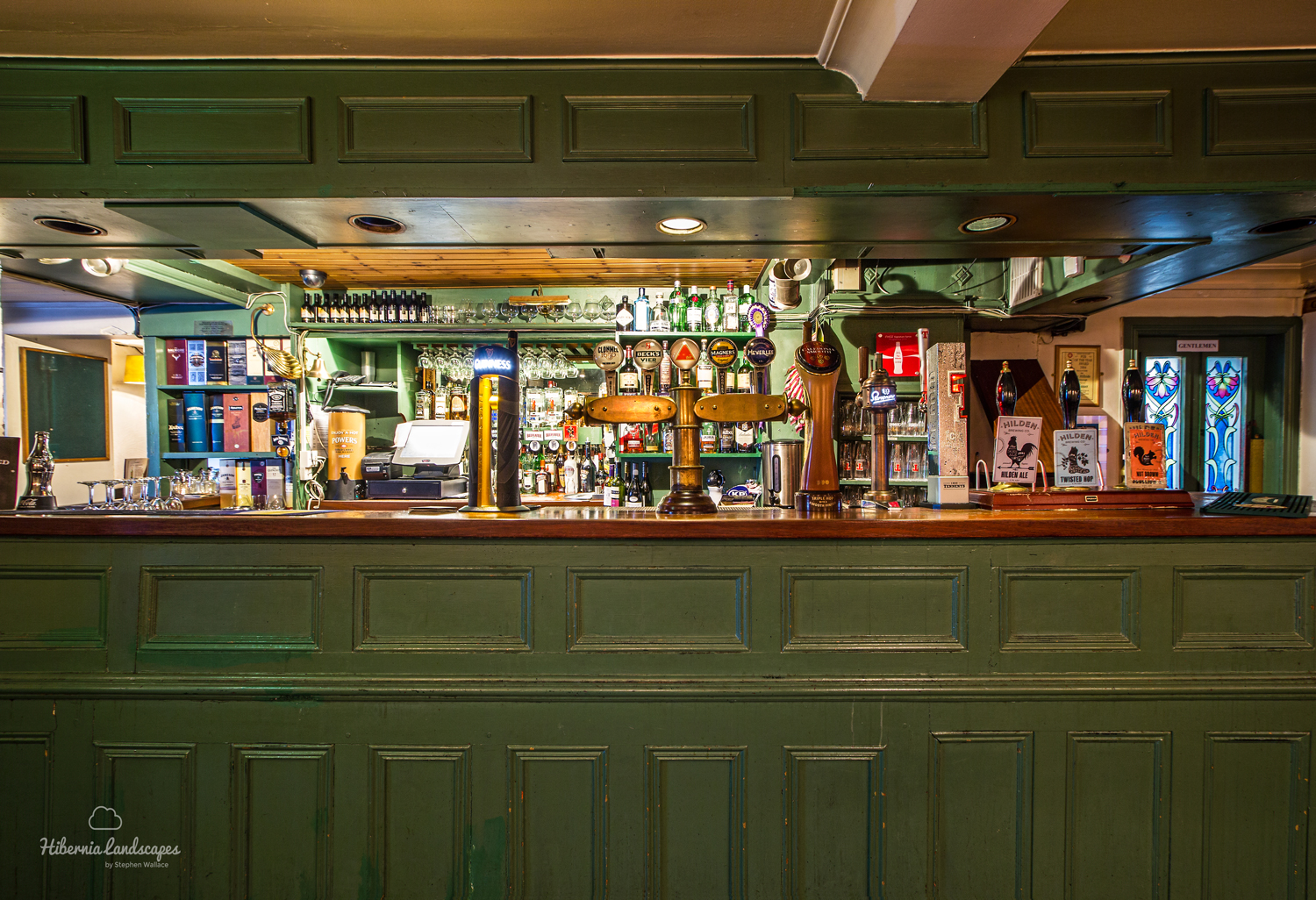 The bar itself.