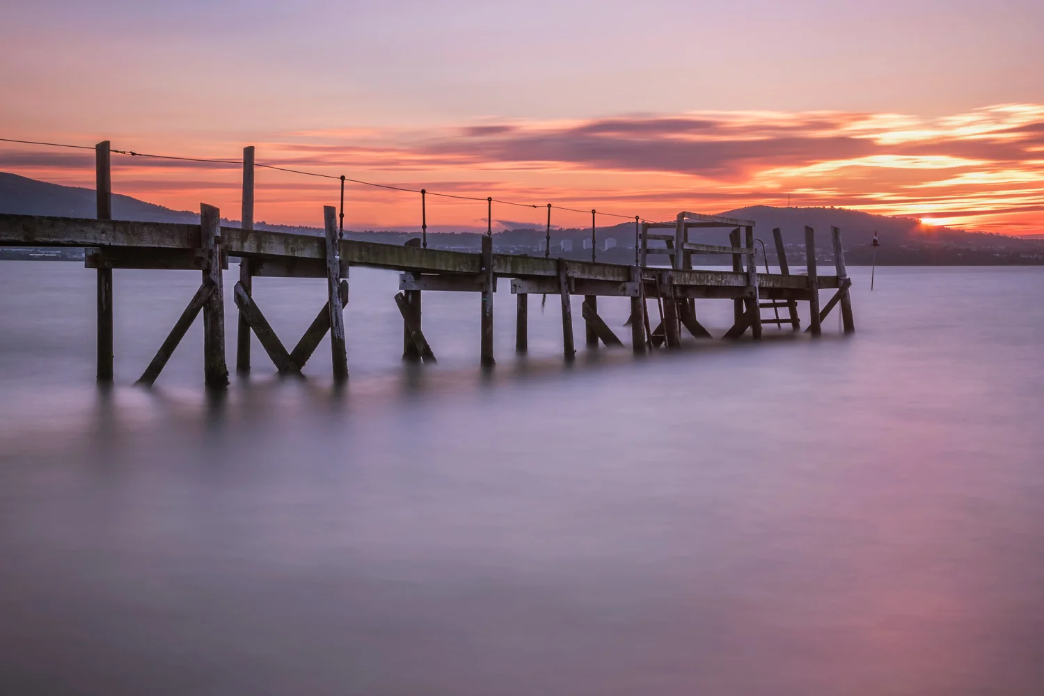 Holywood Pier Sunset
