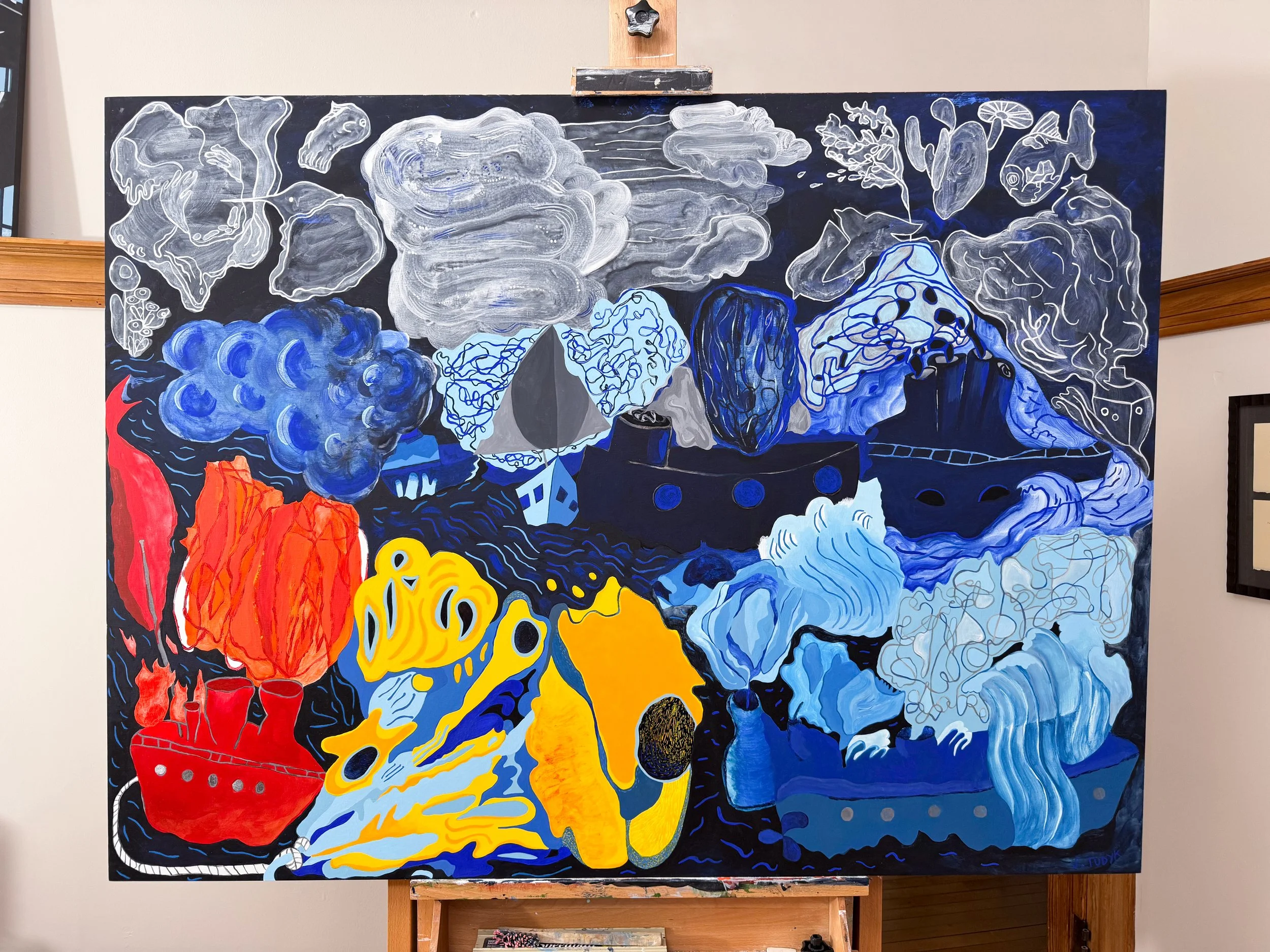 An Ocean of Grief (Tugboat Traffic)