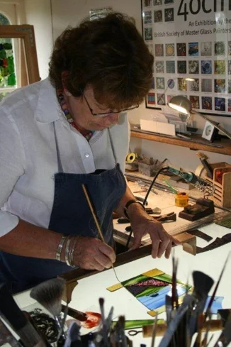 Annie Rie at work.jpg
