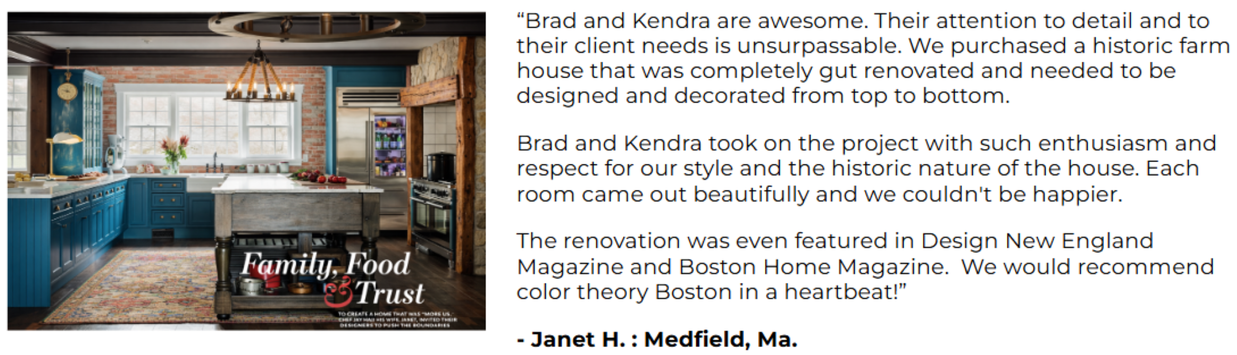 Boston Interior Designer Kitchen Renovation Medfield MA