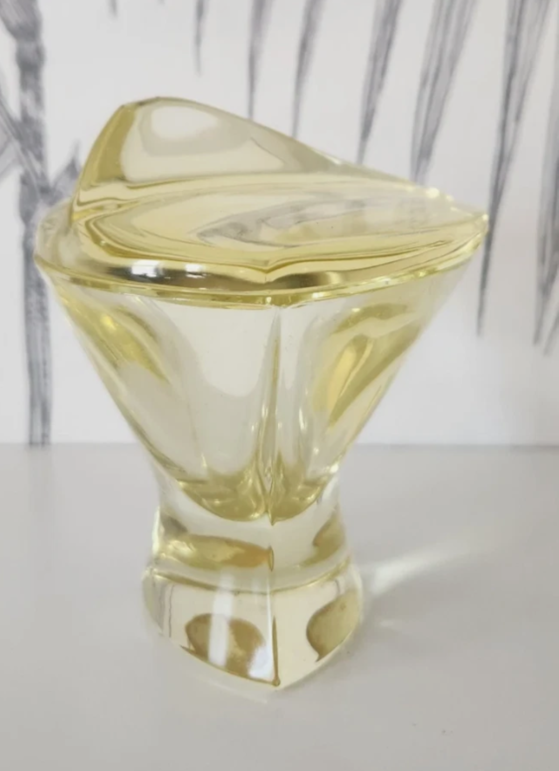 Vintage Bowl, Jewelry, Thick and Heavy Glass, made in West Germany, Art Deco 5.png