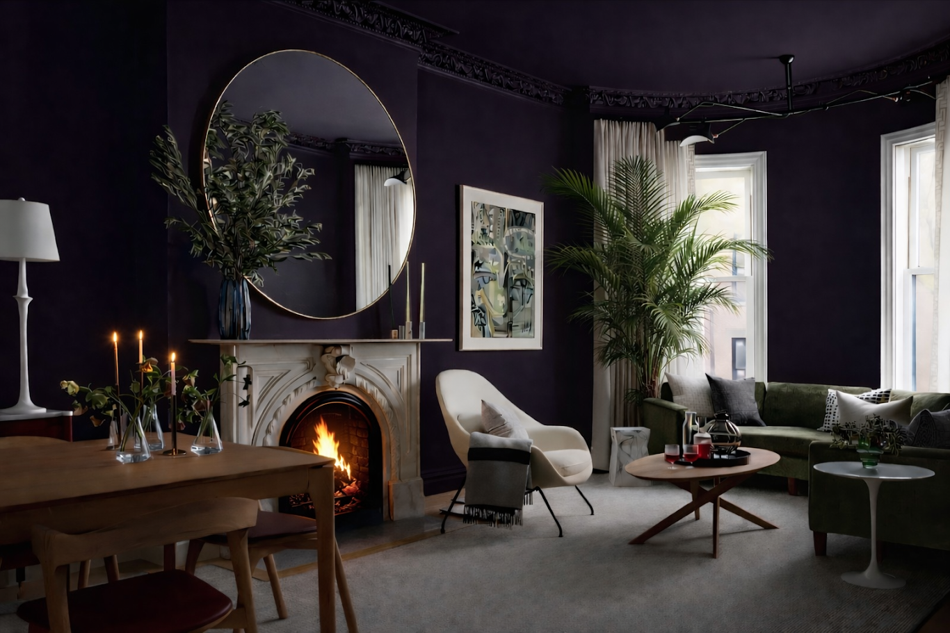 Boston Interior Designer Color Consultant Back Bay Living Room color theory Boston