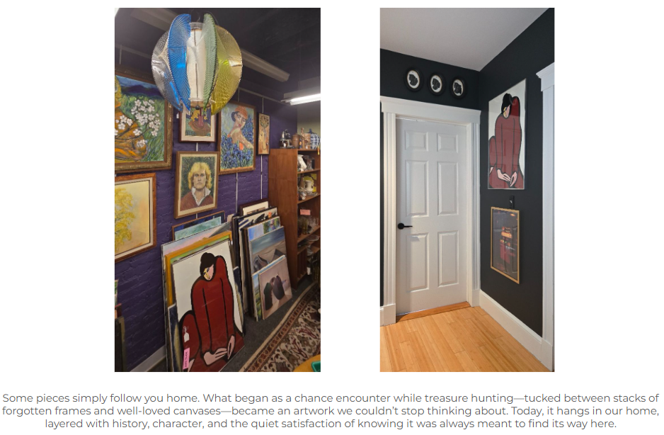 Vintage Artwork, Antique Store