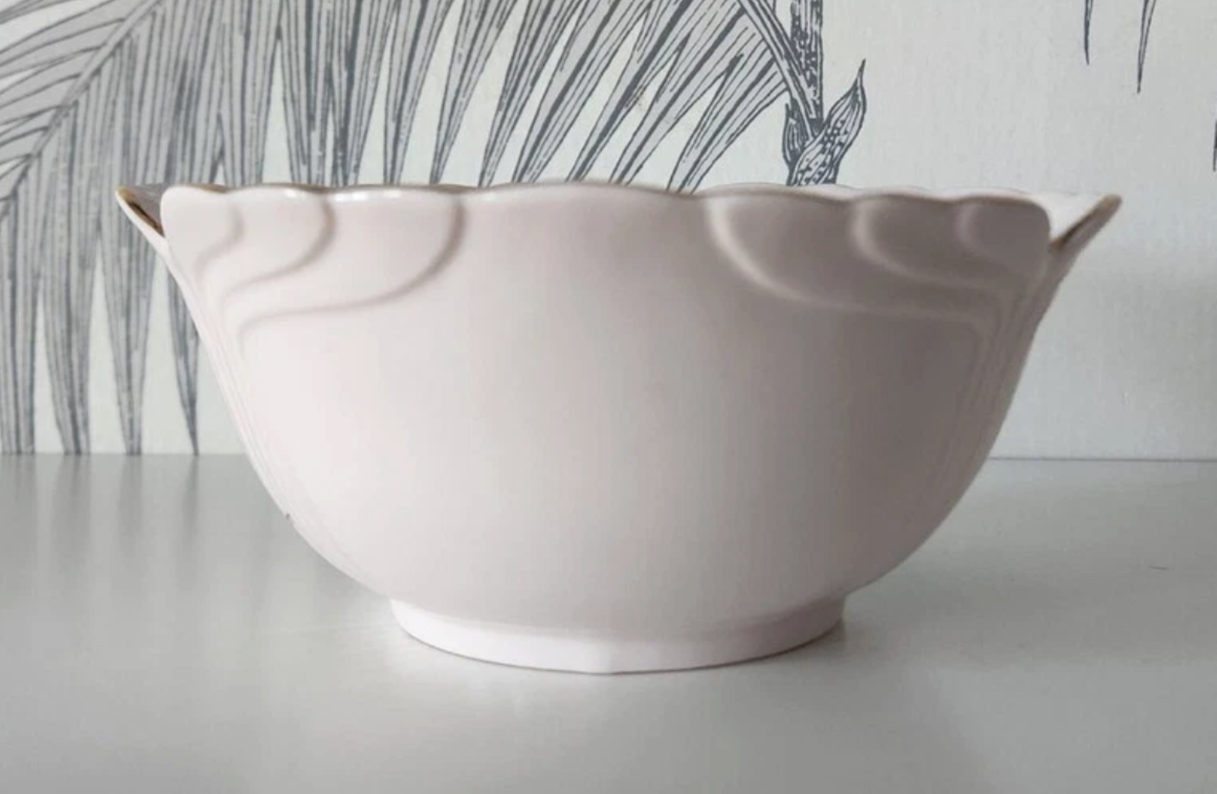 Vintage Bowl, Toyo Pottery, Calla Lily, Decorative, made in Japan 8.png