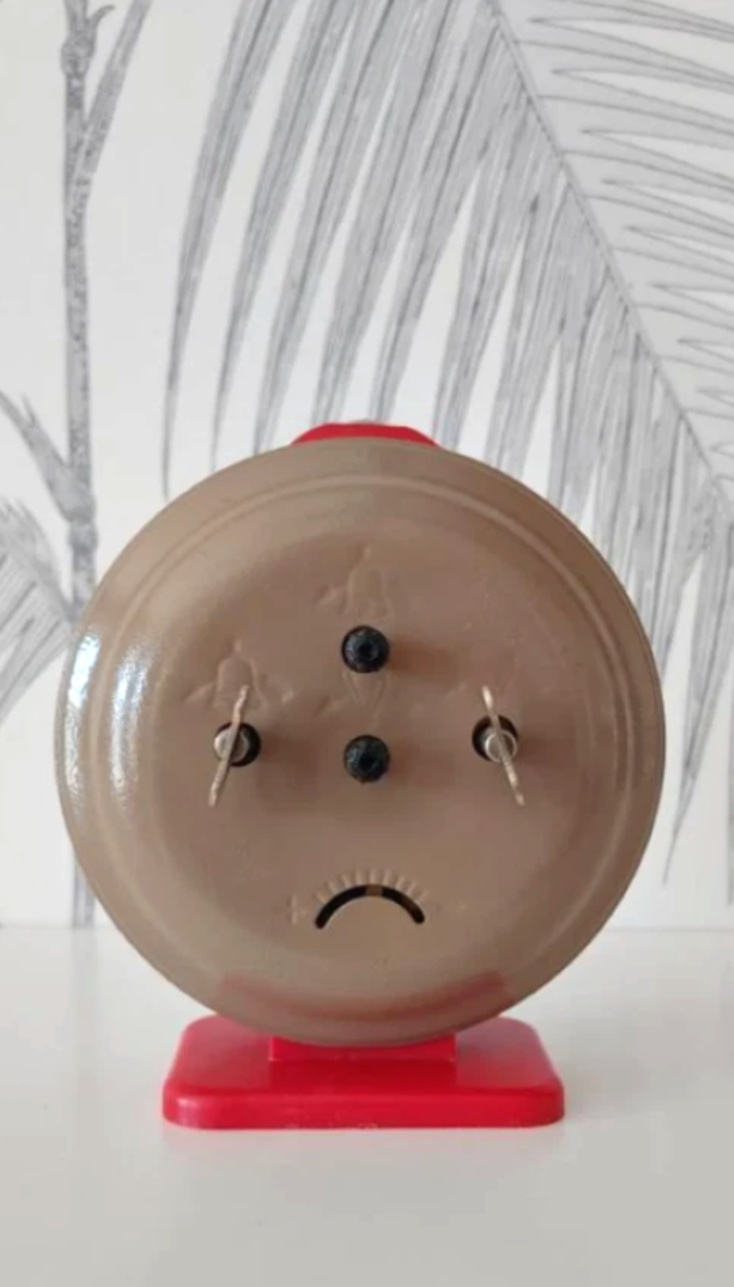 Vintage Alarm Clock, Working Condition, Tabletop, Yantar, made in Russia 3.png