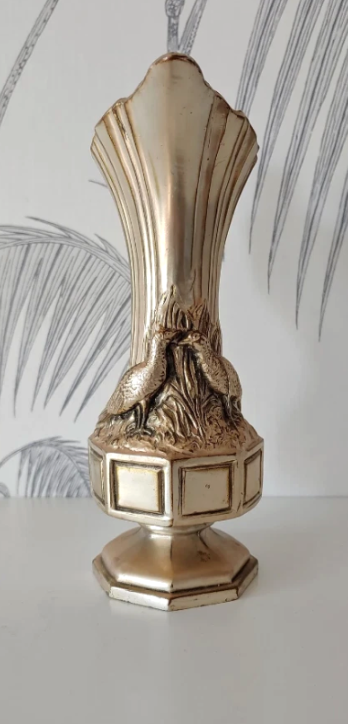 Vintage Vase, Pheasant Birds, Nude Goddess, Art Deco period 6.png