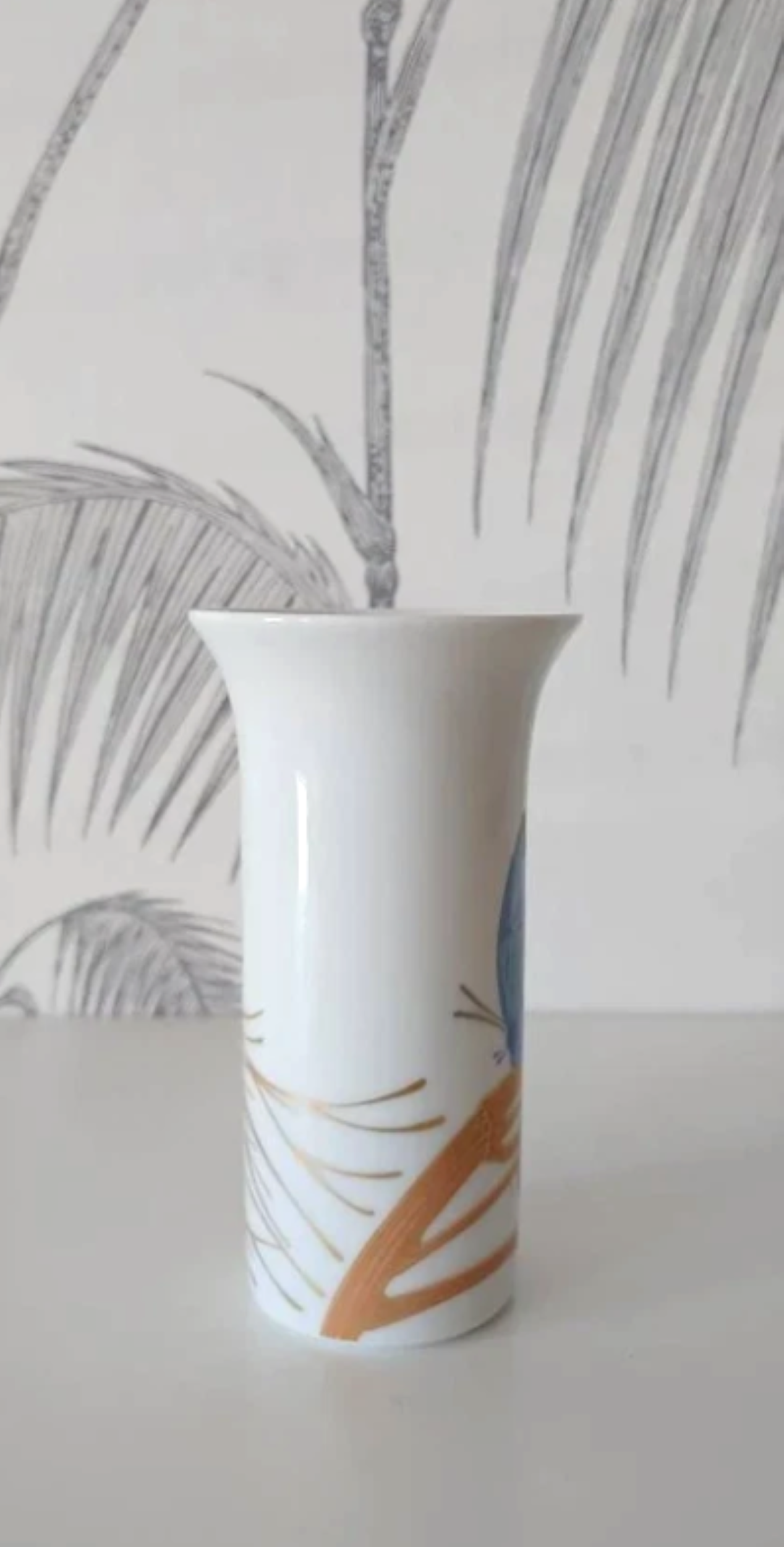 Vintage Vase, Butterfly motif, Rosenthal Studio, made in Germany, circa 60's 3.png