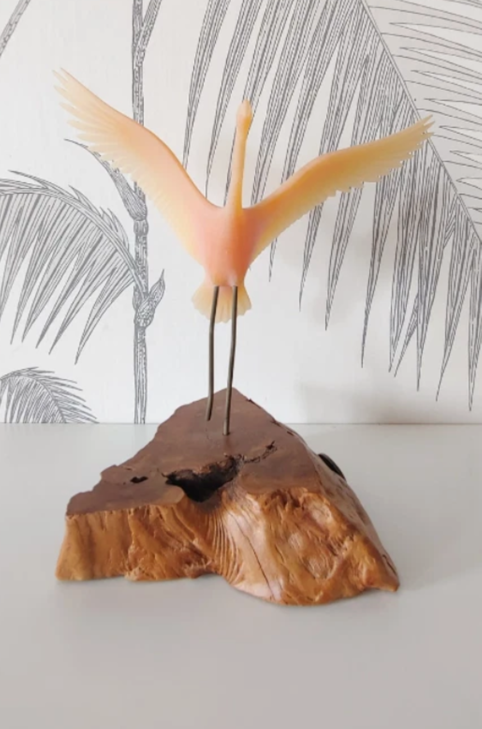 Vintage  Flamingo Statue,  by John Perry 4.png