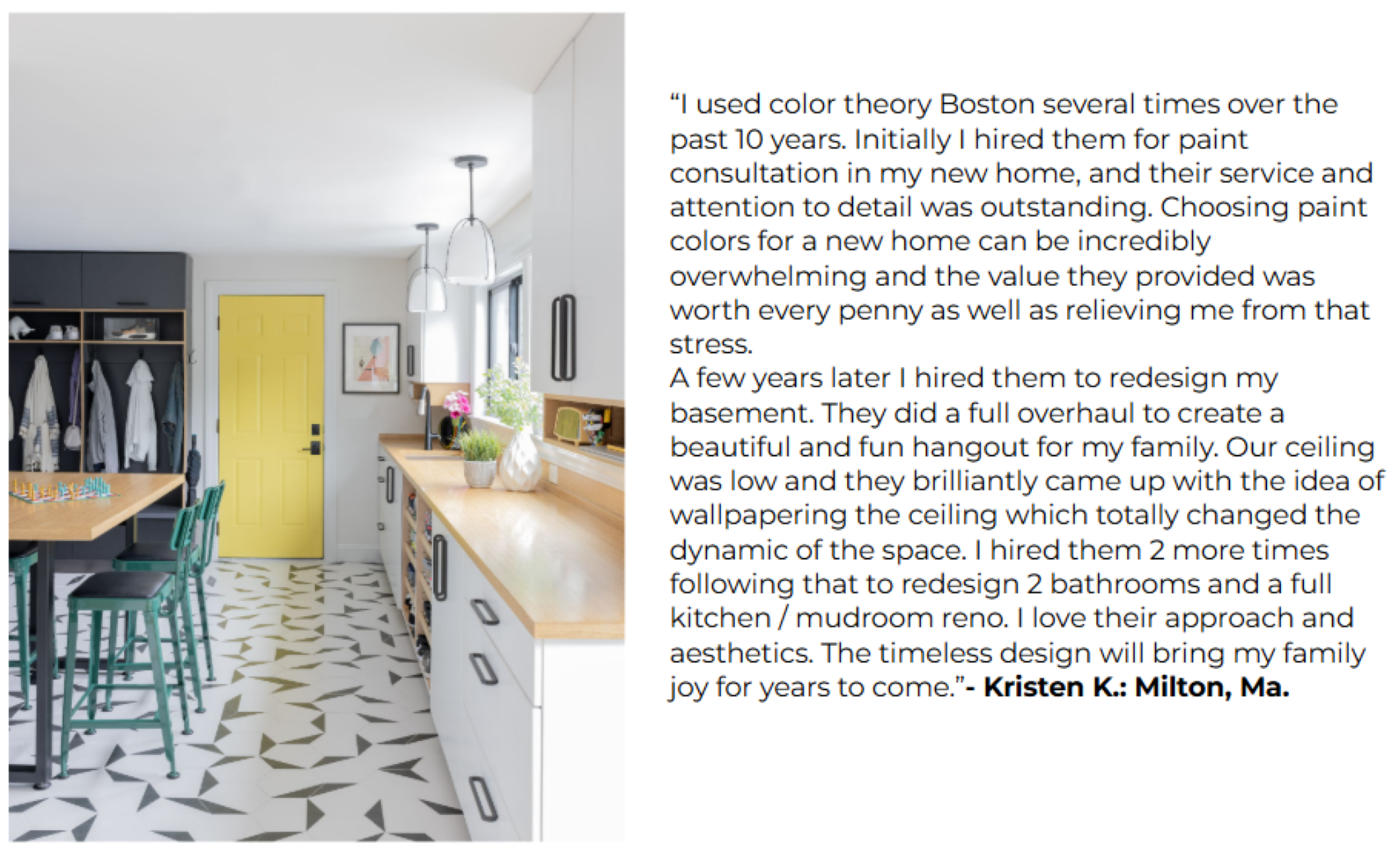 Boston Interior Designer Kitchen Renovation in Milton MA