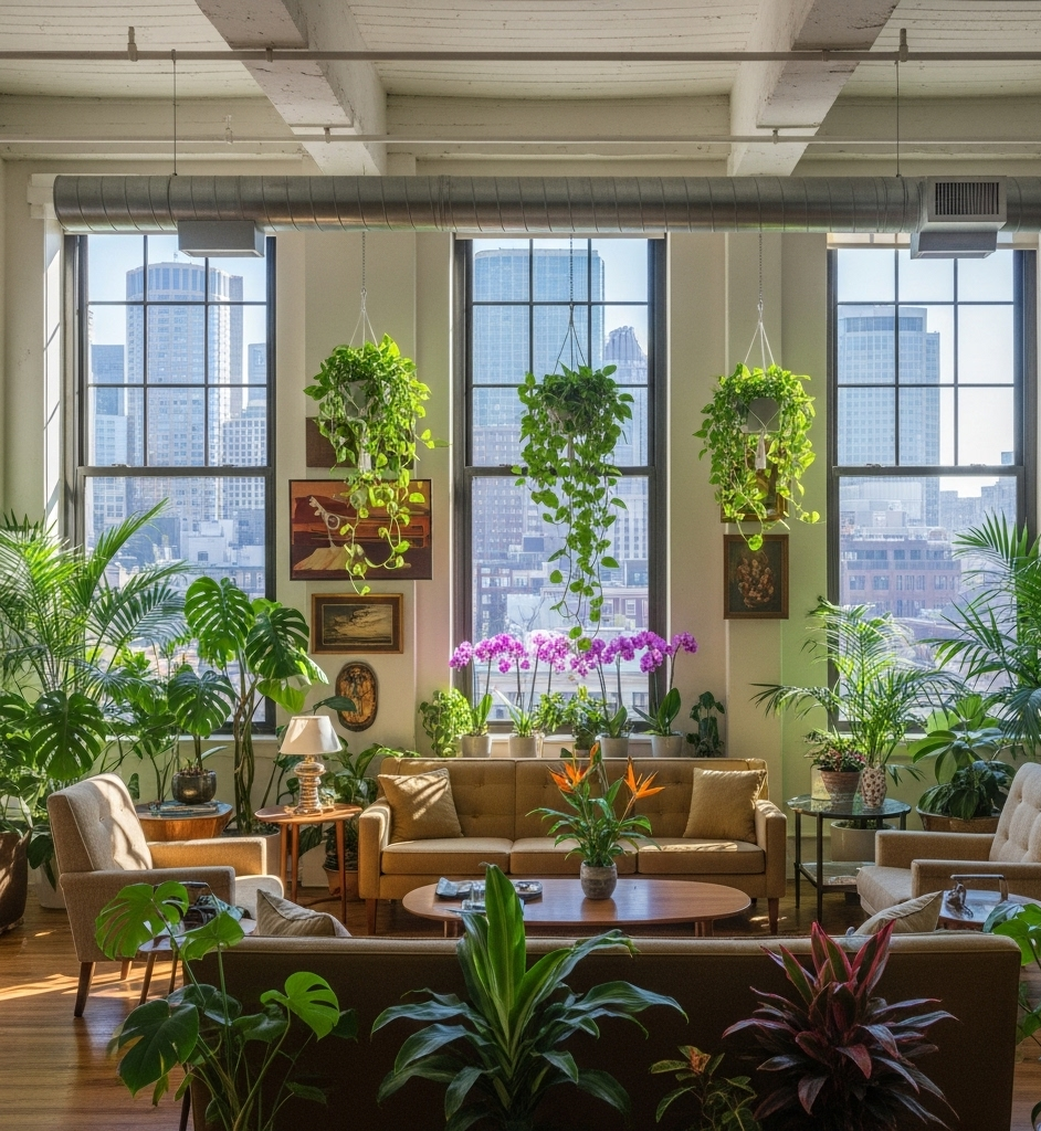 Interior Designer in Boston, Ma. Interior Plant Styling