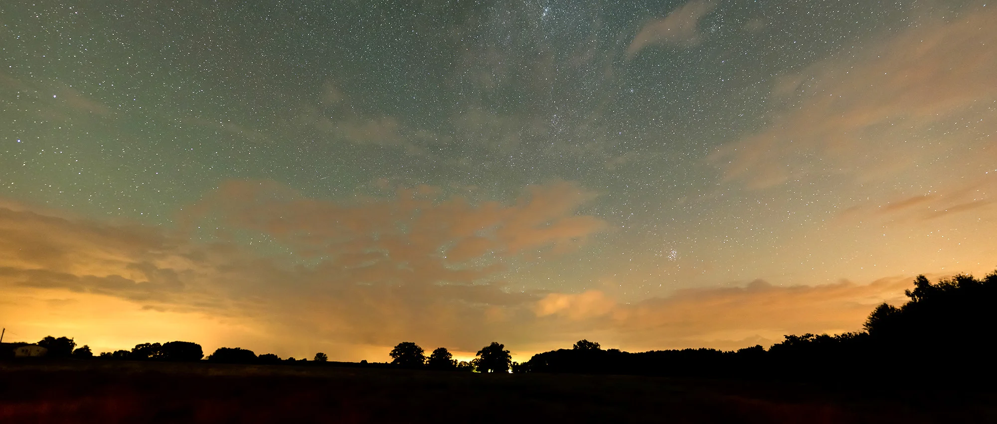 Panorama aus vier Aufnahmen