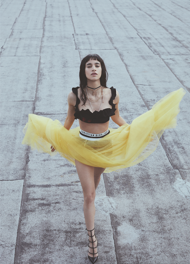 Altuzarra Bra | Simone Rocha Skirt | Christion Dior Briefs | Christian Louboutin Shoes