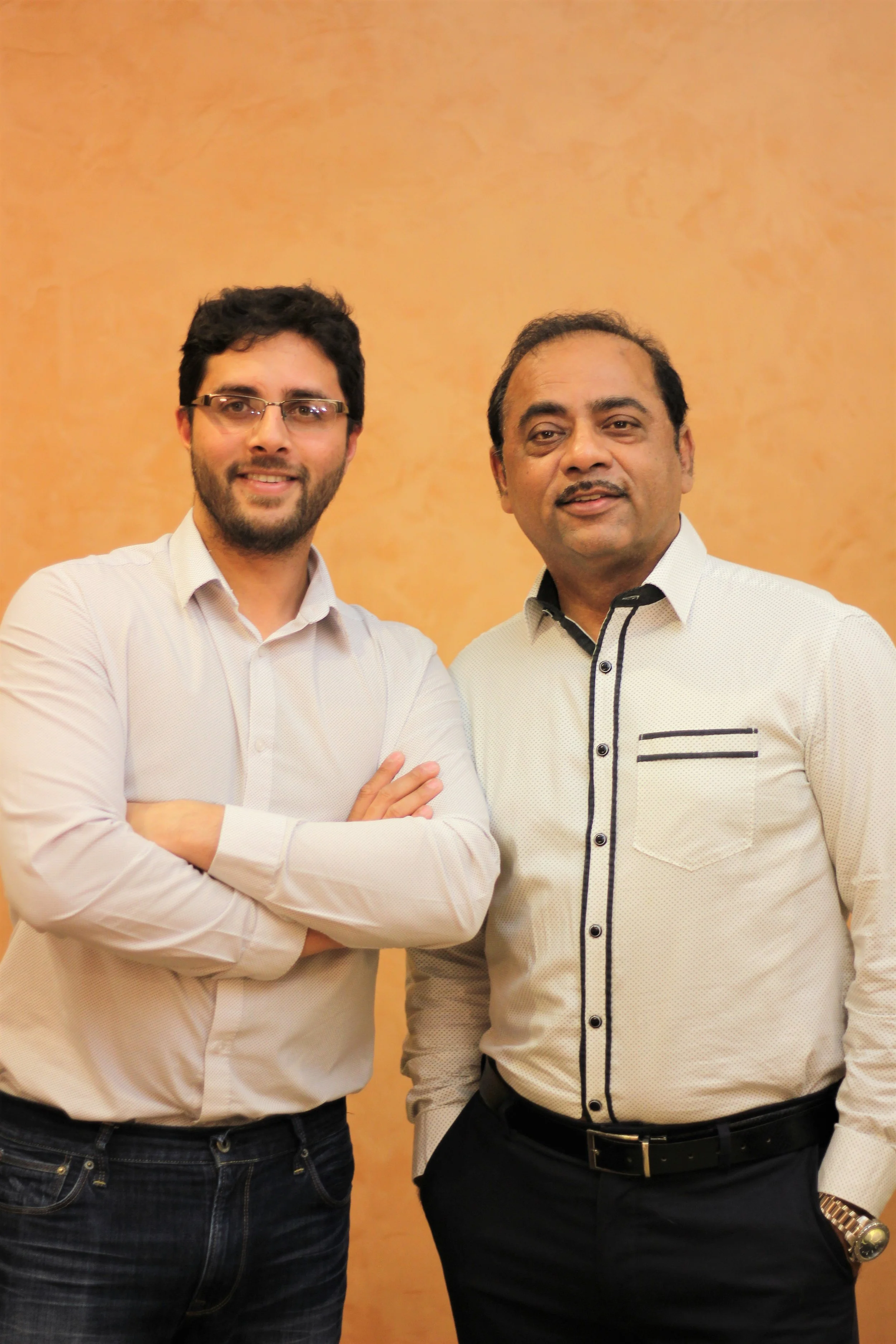 Ibraham Esa (left) is the Project Manager of Lonestar Estate. His father Mohammed (right), is the founder of the Hydam Group.
