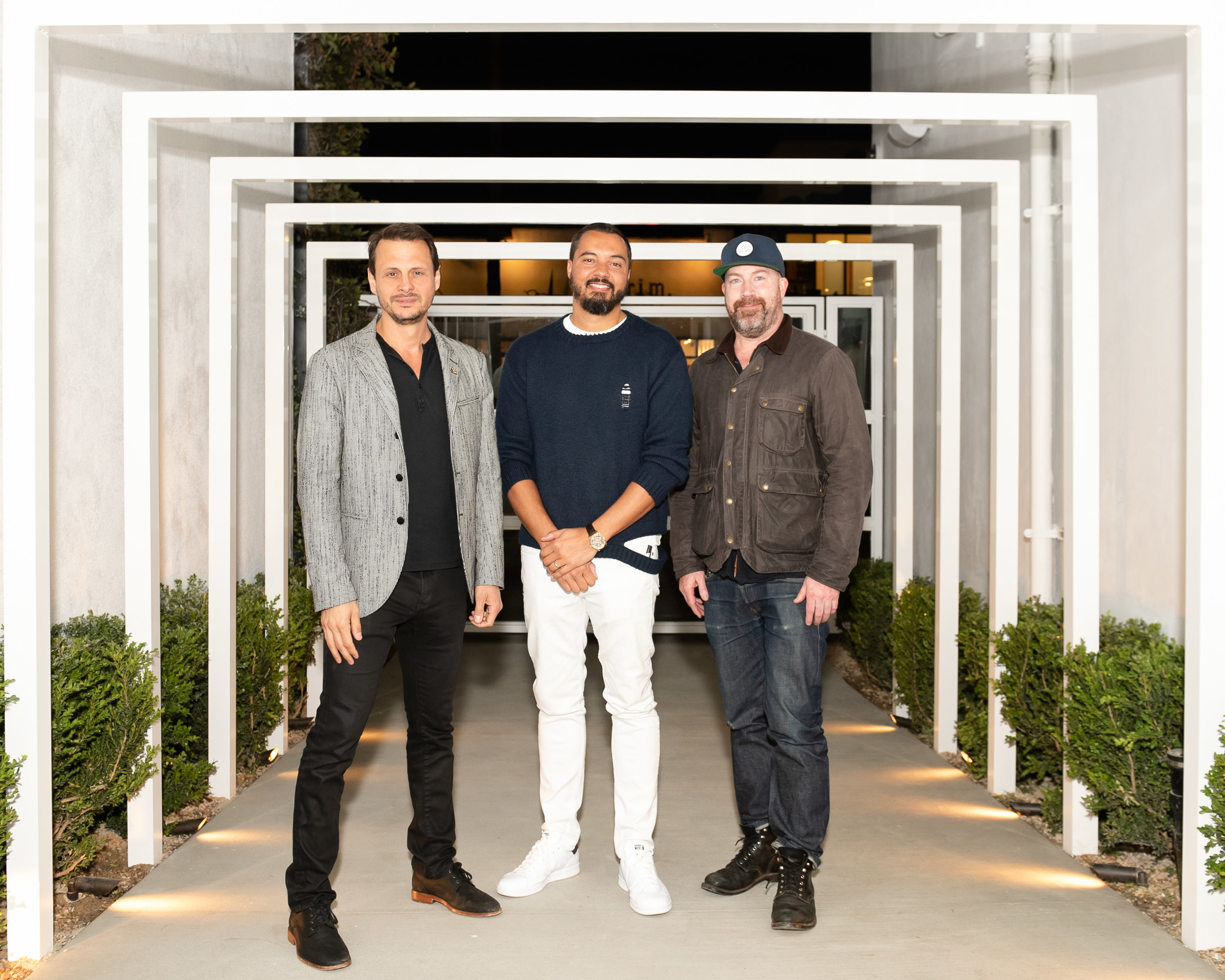 From left: Jason DeLand, Gunner Winston and Mike Byrne.