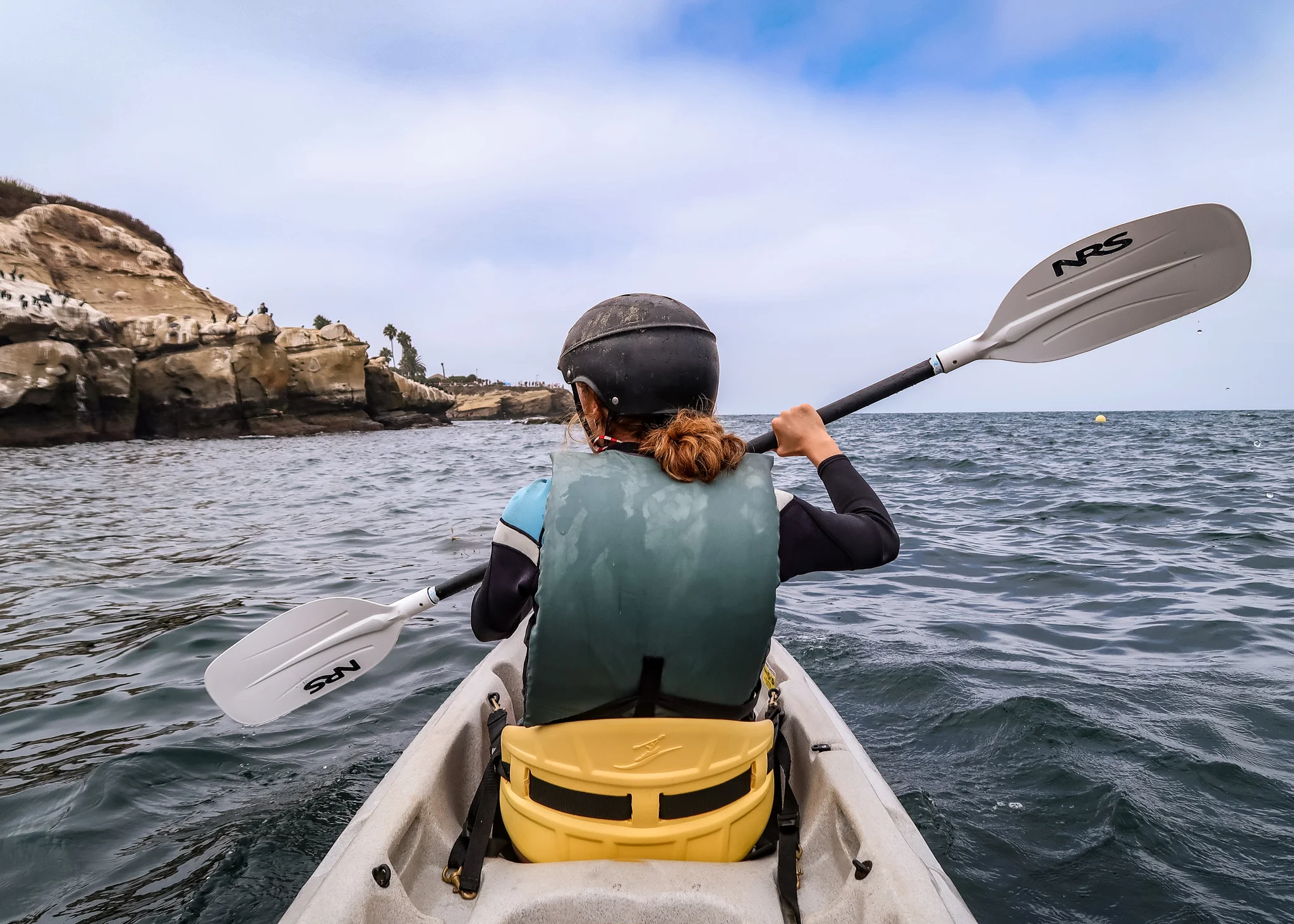 Kayaking in La Jolla. Photo courtesy Melanie Stocker via sandiego.org.
