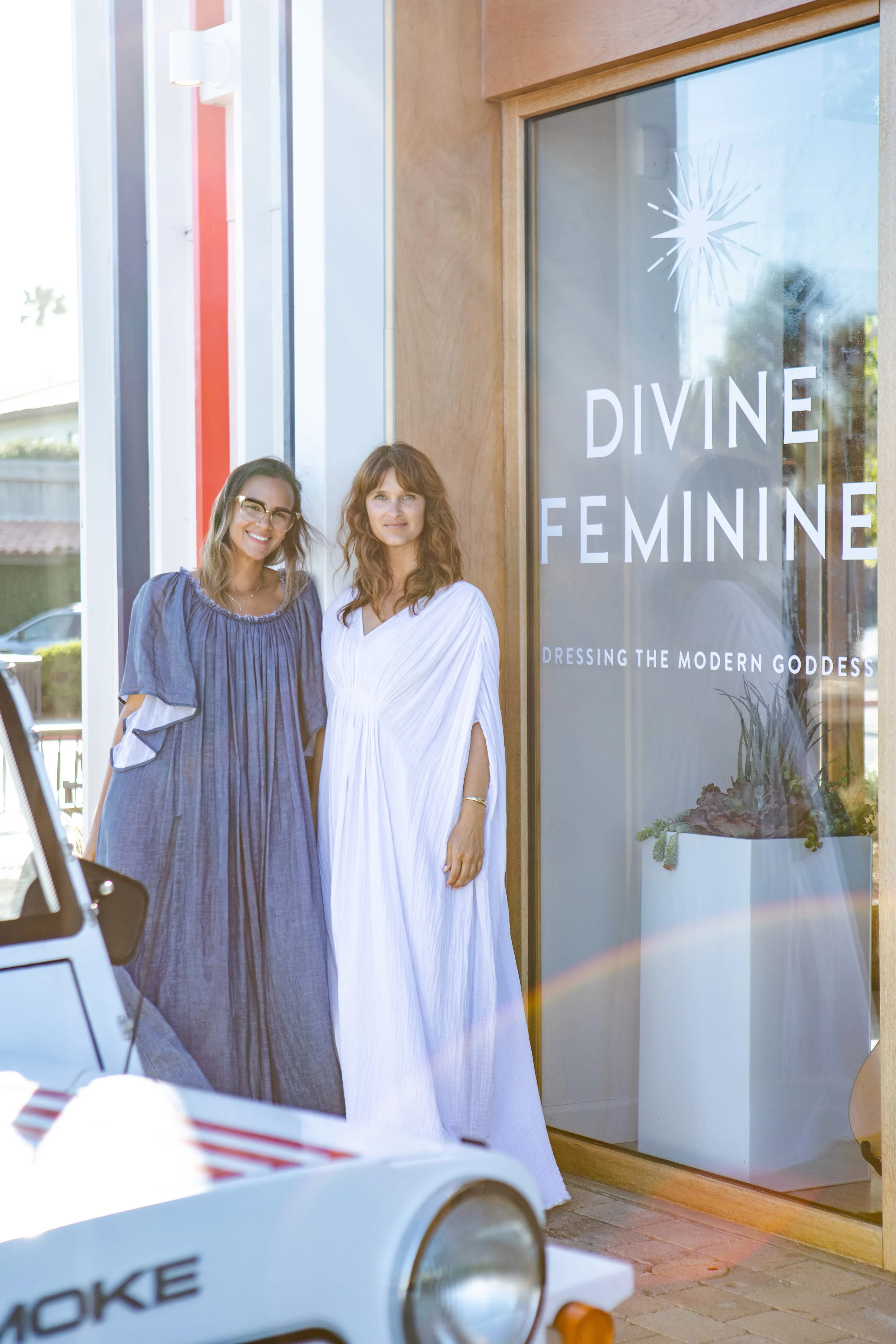 Founders of Divine Feminine, Ana Puello and Jennifer Mellon.