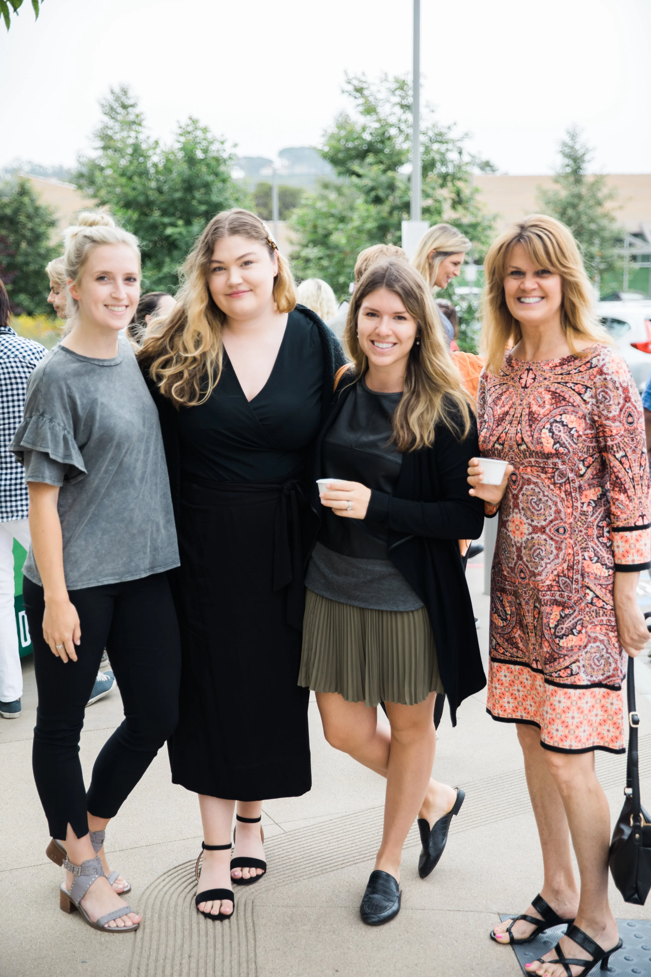 From left: Taylor Davis, Emmie Cummings, Elise Cantanese, Valerie Vollmer.