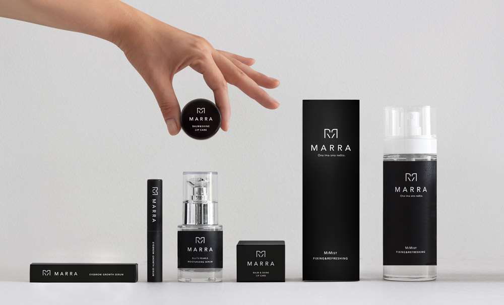 Marra Cosmetics Identity and Packaging