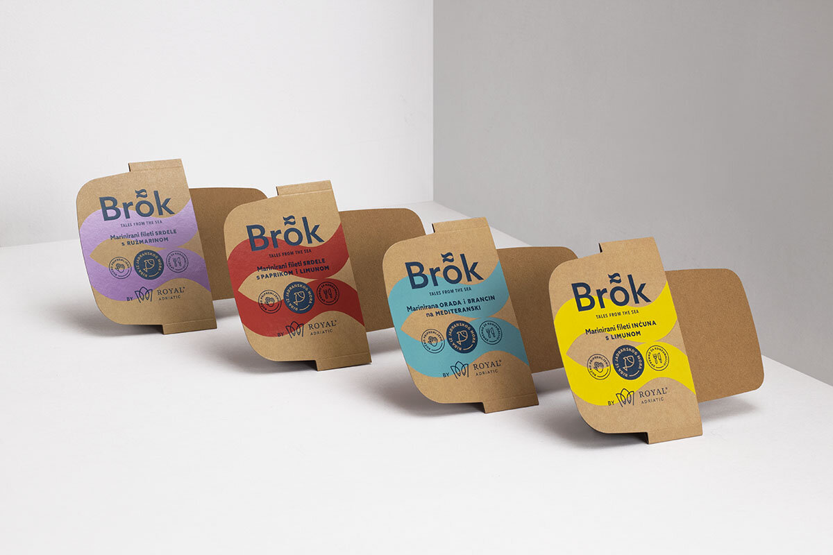 Brõk visual identity and packaging