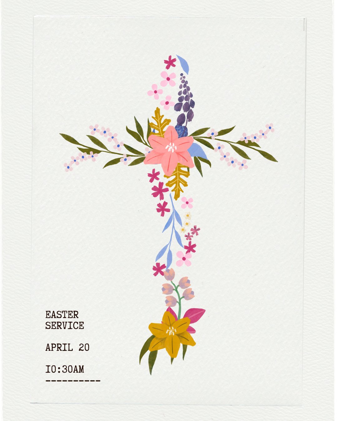 We hope to see you this morning to celebrate Easter together!