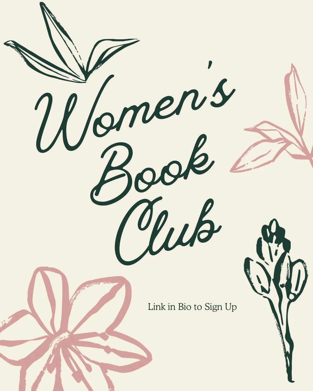 Women&rsquo;s Book Club meets tomorrow at Vintage Books &amp; Wine!⁠
✨ Whether you&rsquo;ve read every page, only a few, or none at all&mdash;you&rsquo;re invited. Come for the community, the conversation, and the chance to connect.⁠
⁠
Not signed up 