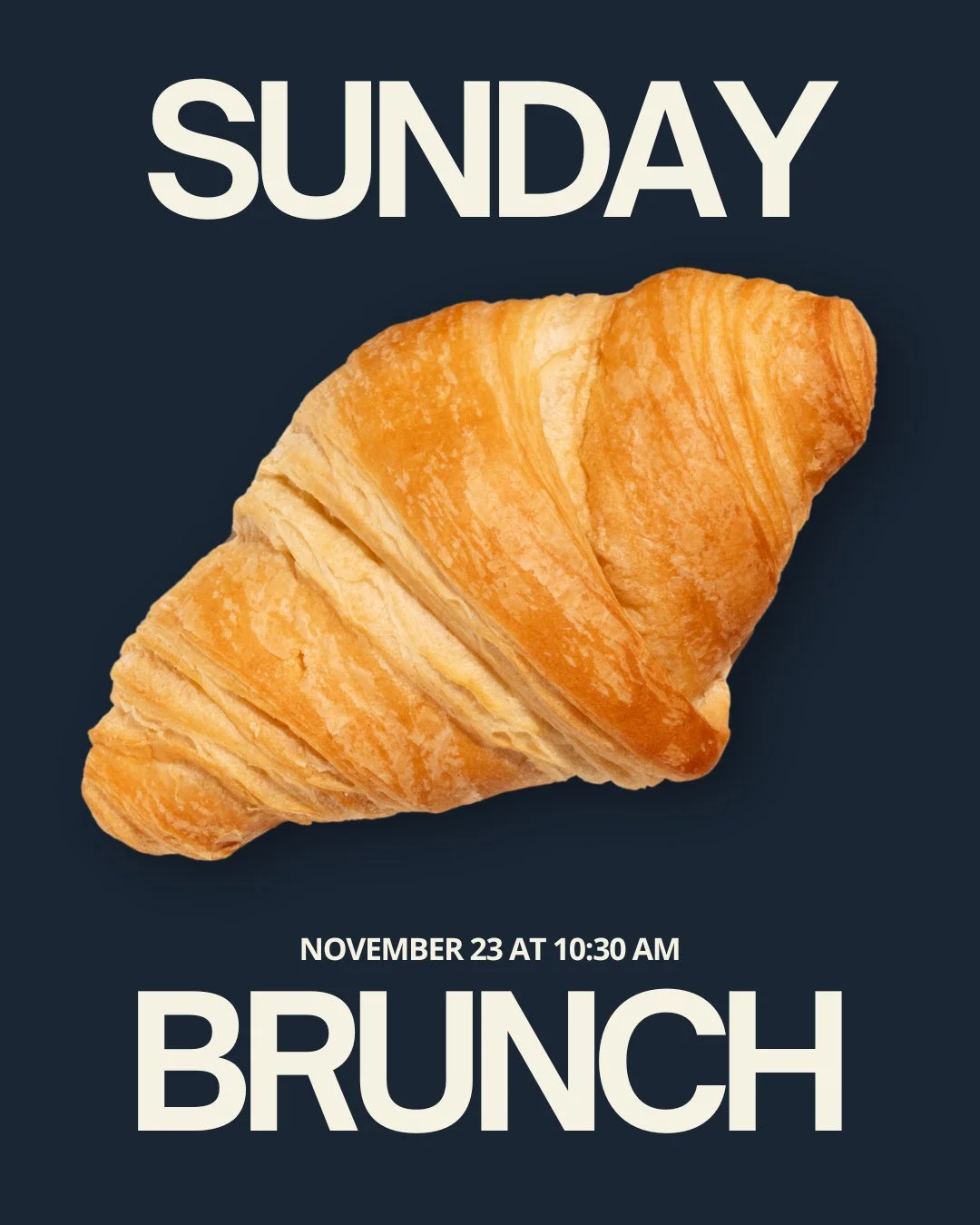 Sunday Brunch is tomorrow at 10:30am!⁠
⁠
Bring something to share (if you can!) and come hungry for good food and community. Link in bio for more information.