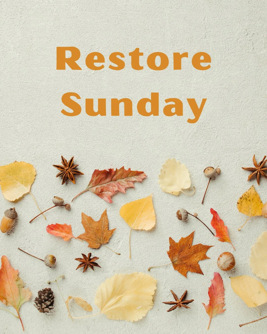 It&rsquo;s Restore Sunday.⁠
⁠
No service today &mdash; we&rsquo;re taking this Sunday to rest and recharge. Whether that means a quiet morning, time with loved ones, or a long walk, we hope it fills your spirit. See you next week!