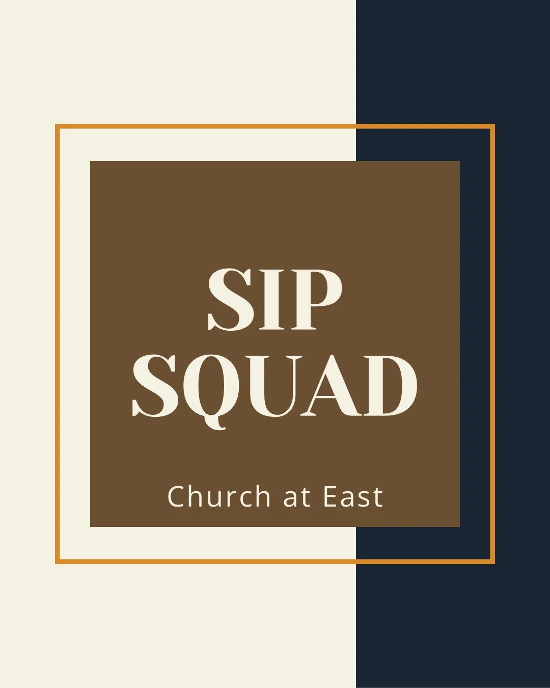 Sip Squad has been rescheduled and will now meet this Friday!