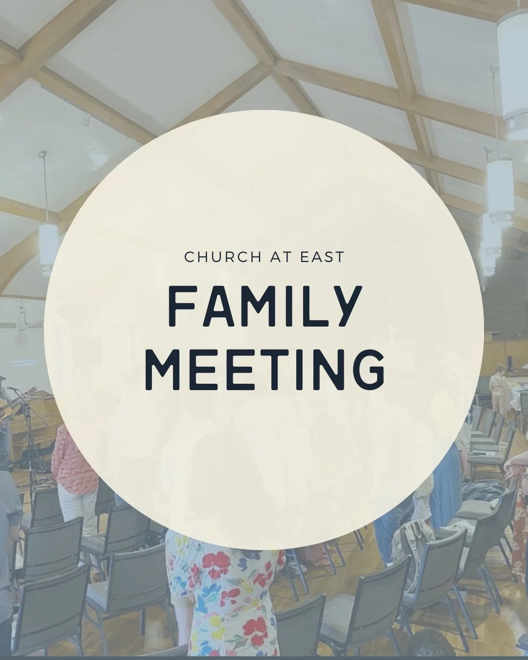 Family Meeting is tomorrow after our service! Partners (and anyone curious!) are welcome - see you there!