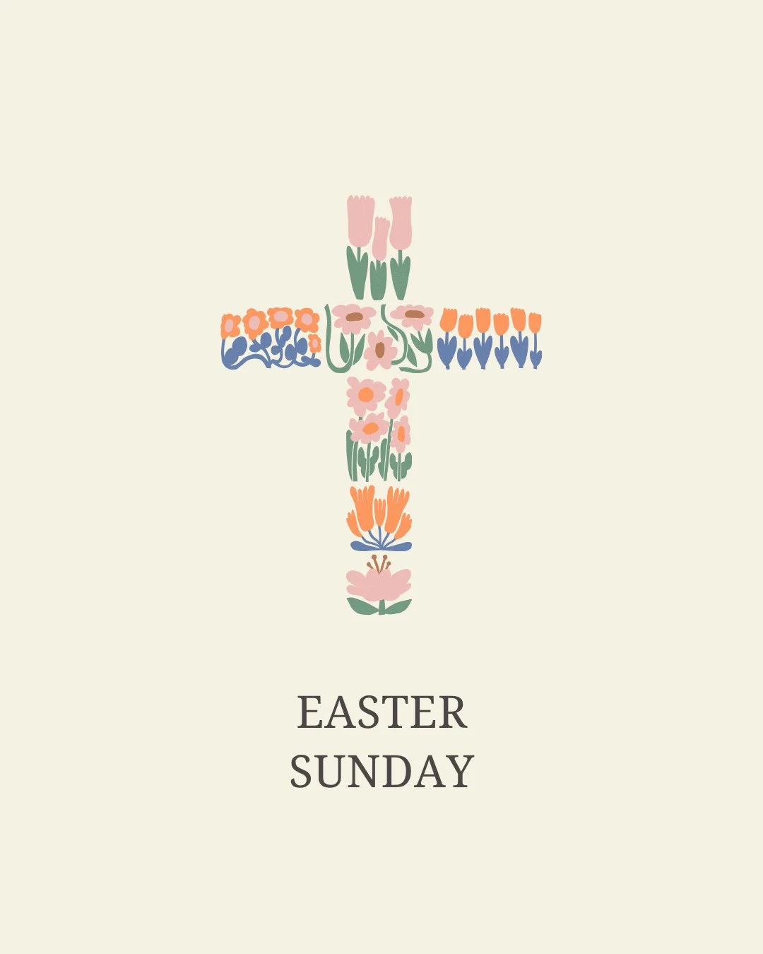 Remember to bring your flowers this Sunday as we create our flower cross together. We will have some flowers available but hope you'll bring some to share.