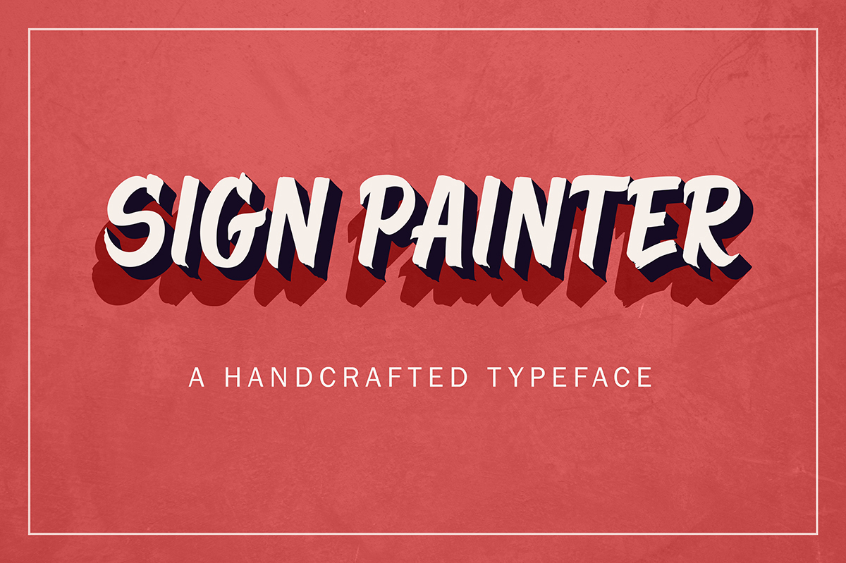 Sign Painter Typeface by Type and Graphics Lab | typeandgraphicslab.com