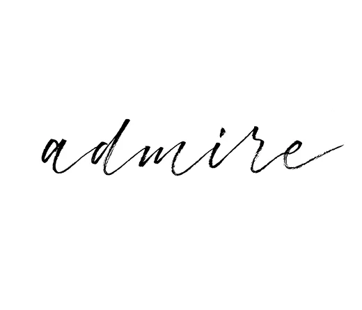 Admire | 100 Days of Lettering by Type and Graphics Lab | typeandgraphicslab.com