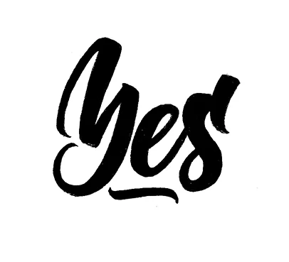 Yes | 100 Days of Lettering by Type and Graphics Lab | typeandgraphicslab.com
