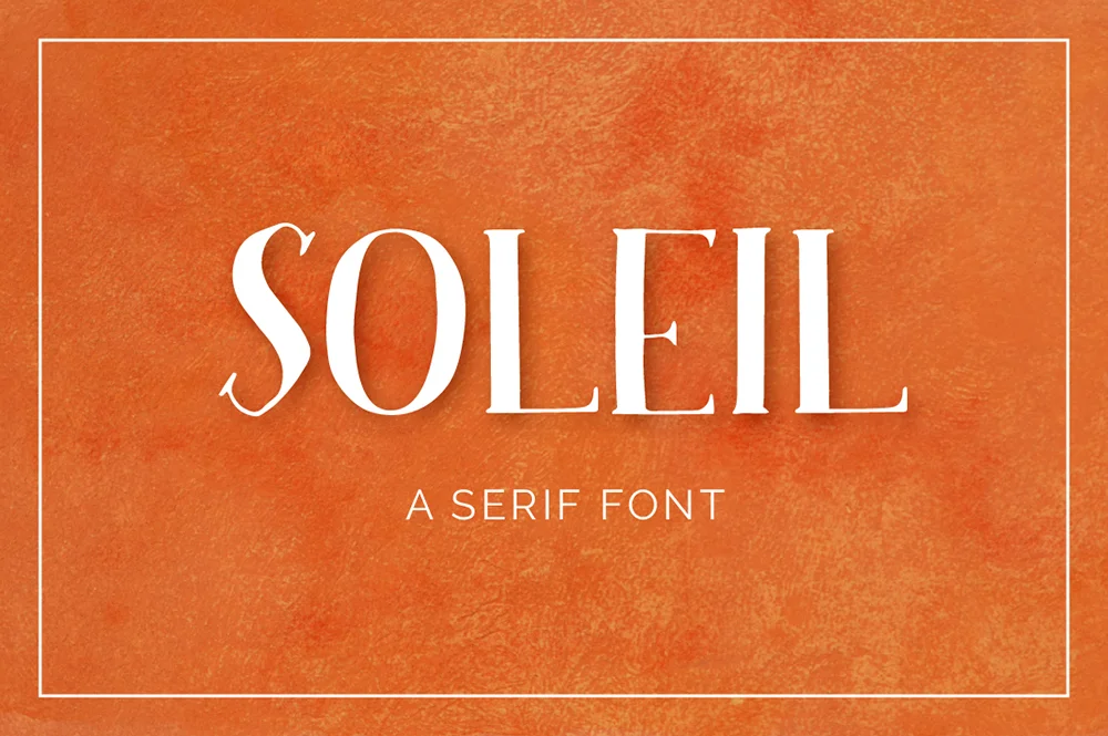 Soleil | A Serif Font by Type and Graphics Lab | typeandgraphicslab.com