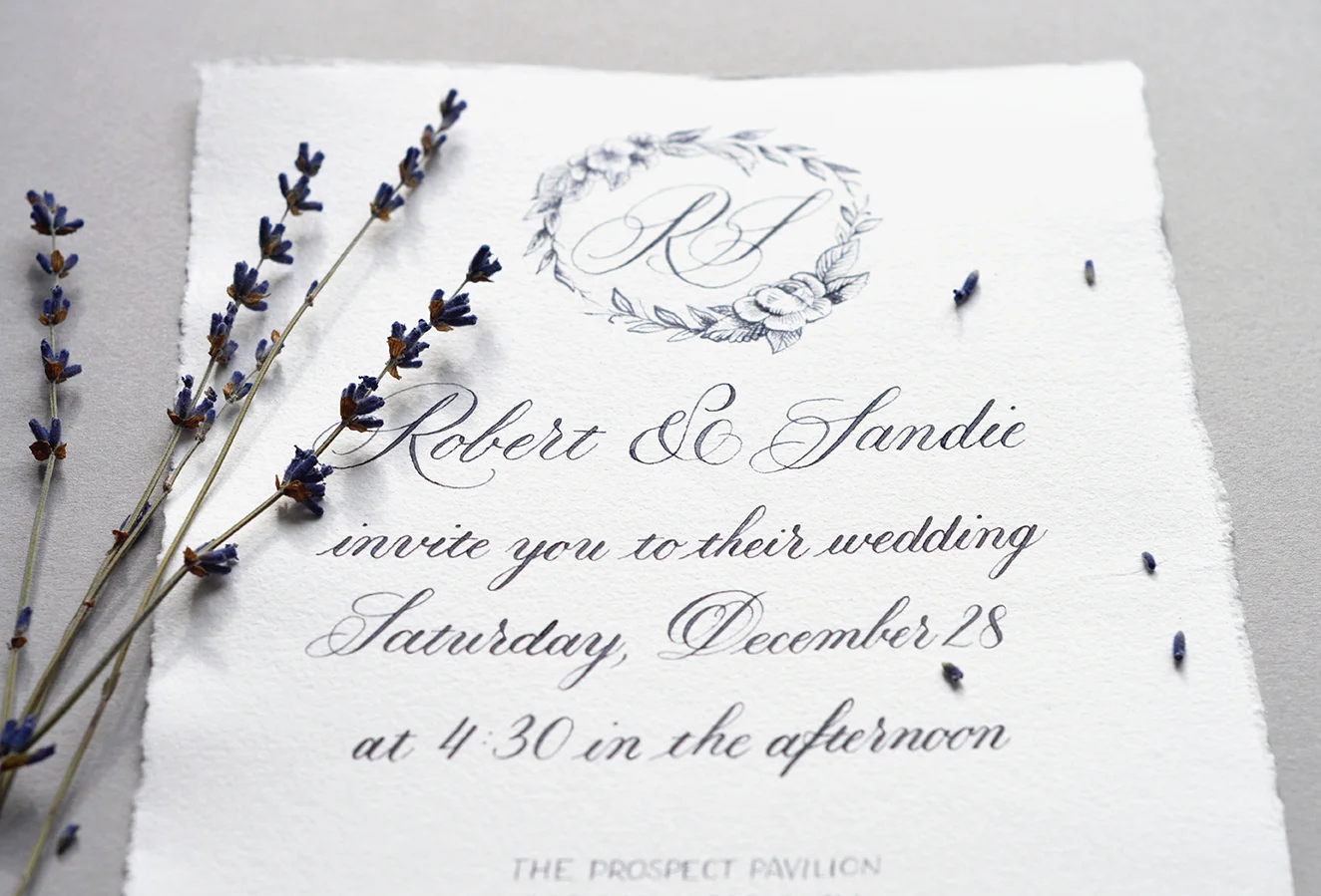 Wedding Collection: Paris in the snow by Type and Graphics Lab | typeandgraphicslab.com 