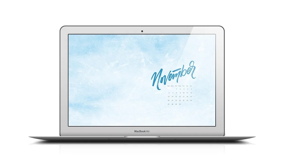 Free desktop calendar for November 2016. For personal use only | © typeandgraphicslab.com 