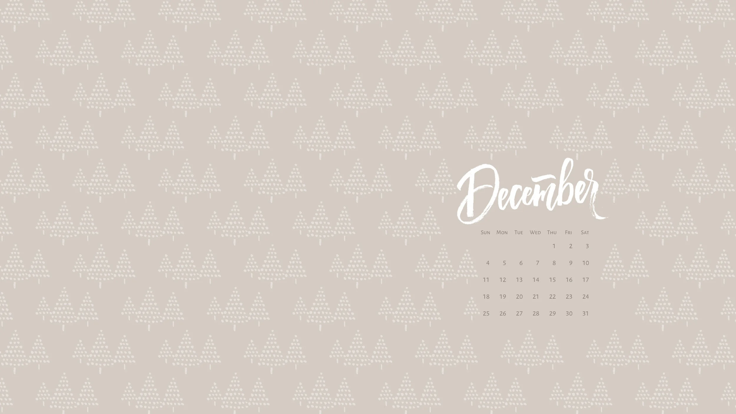 Free desktop calendar for December 2016. For personal use only | © typeandgraphicslab.com 